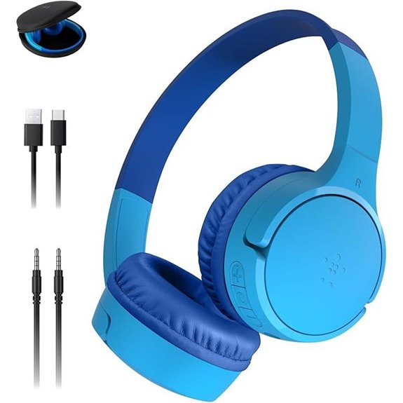 Belkin Kids Wireless Bluetooth Headphones with Microphone