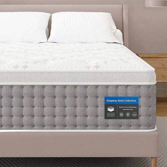 Sleepmax King Size Hybrid Mattress with Lumbar Support