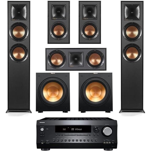 Klipsch 5.2 Home Theater System with Denon Receiver