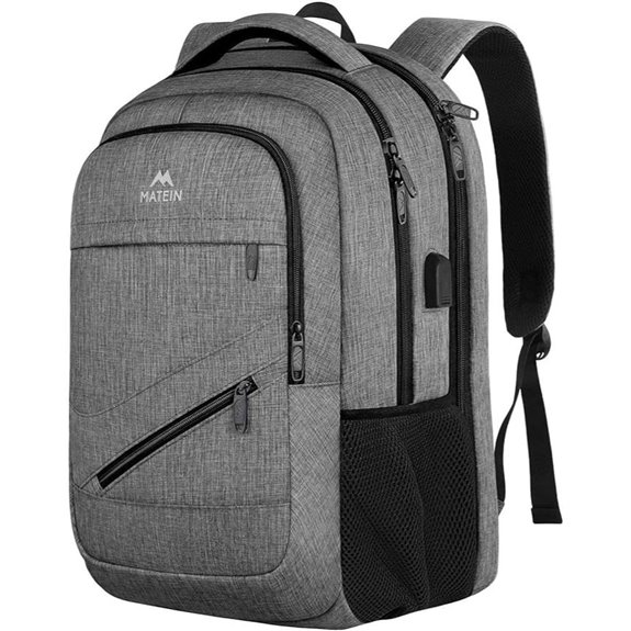 MATEIN 17 TSA Laptop Backpack with USB & Trolley