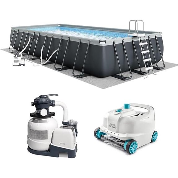 INTEX 24ft x 12ft x 52in Above Ground Pool Set