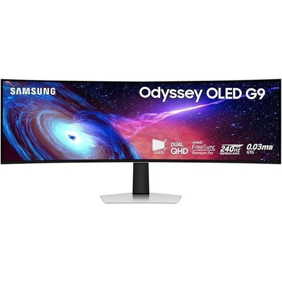 large curved oled monitor