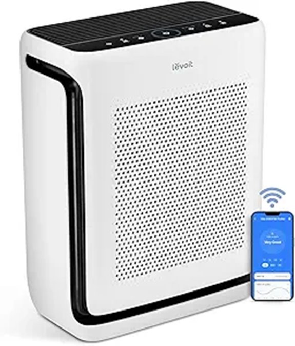 Levoit Large Room Air Purifier with Air Quality Monitor