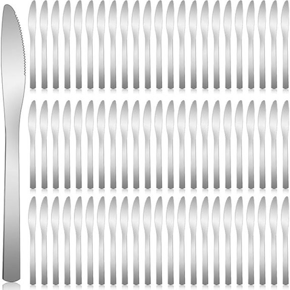 large stainless steel knife set