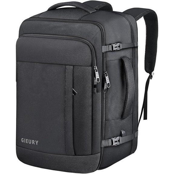 Carry On 50L Travel Backpack with Laptop Compartments