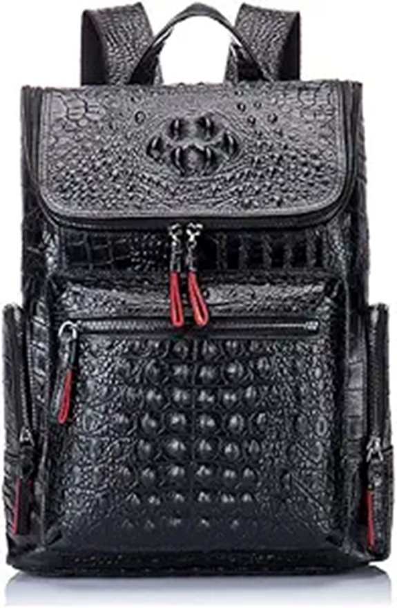 Boshiho Leather Laptop Backpack for Men