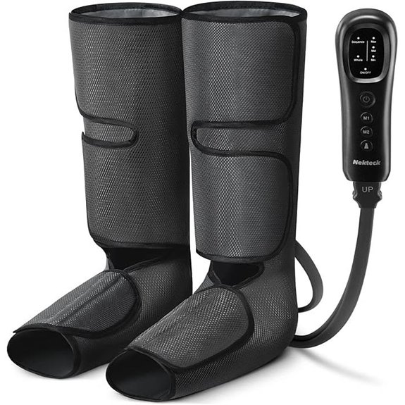 Nekteck Leg Compression Massager with Hand-held Controller