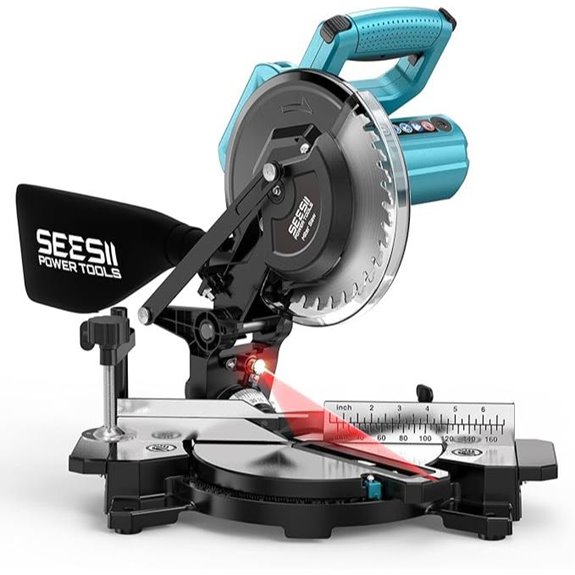 SEESII 8-inch Laser Miter Saw 4900RPM Lightweight