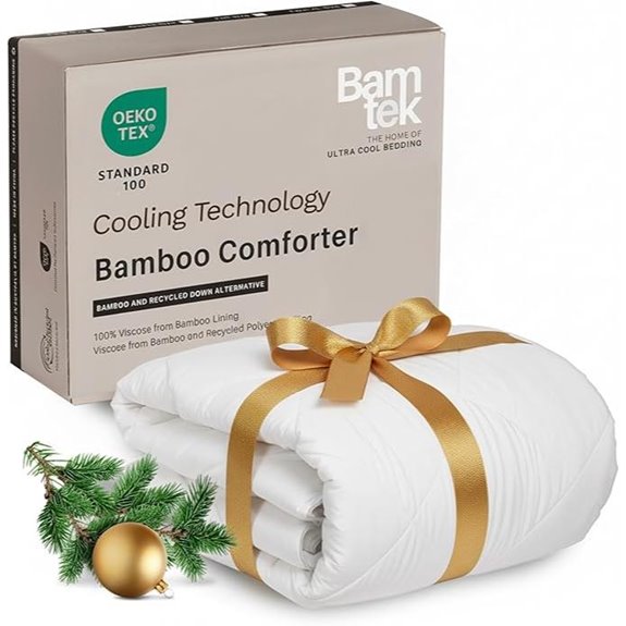 Bamboo Viscose Comforter Cooling Breathable Lightweight Twin XL