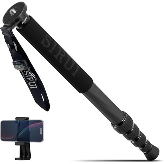SIRUI Carbon Fiber Monopod with Phone Holder