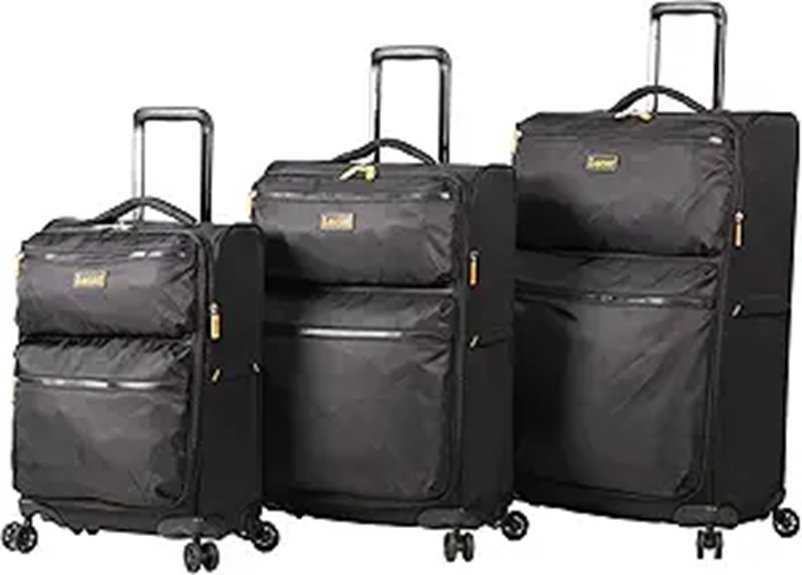LUCAS 3-Piece Lightweight Spinner Suitcase Set
