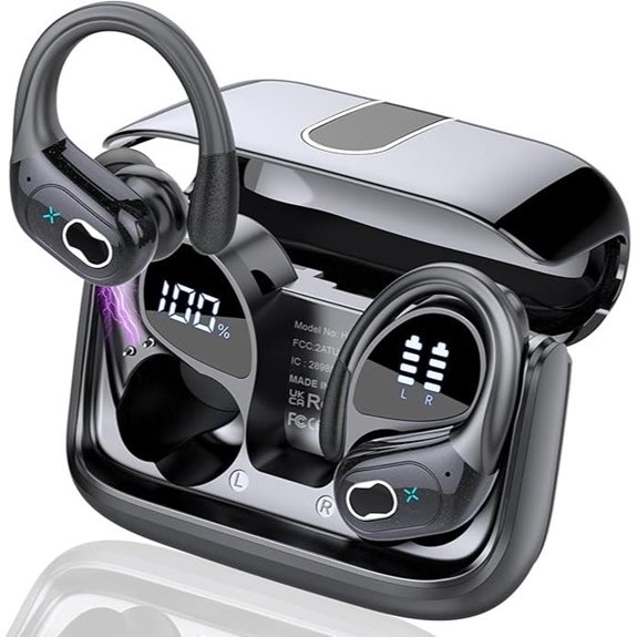 Wireless Earbuds 75hrs Bluetooth 5.4 IPX7 Noise Cancelling