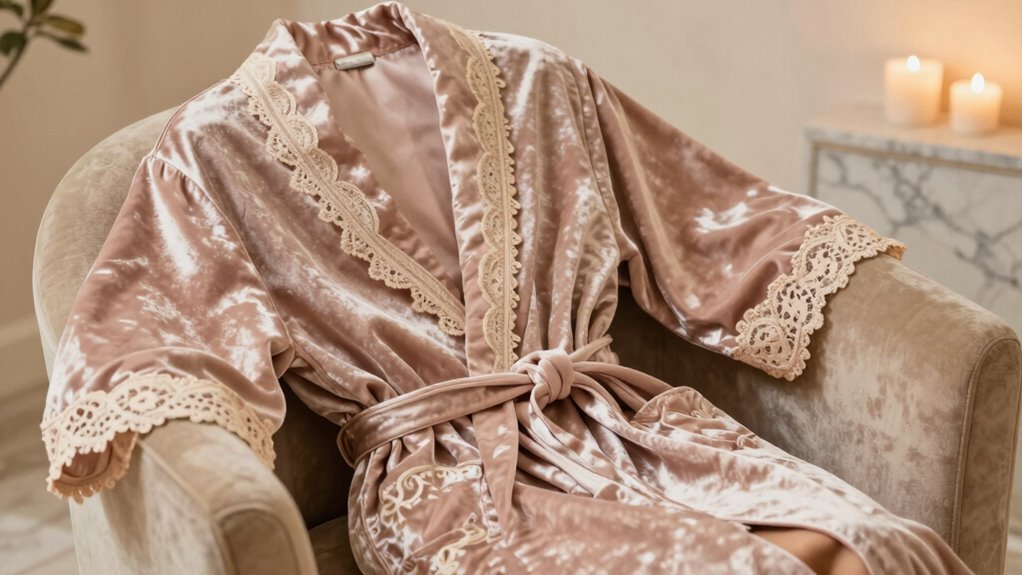 luxurious spa robe selection