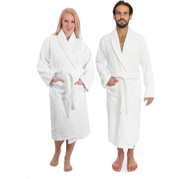 Turkish Cotton Bath Robe for Women & Men
