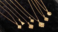 luxury gold necklace selection