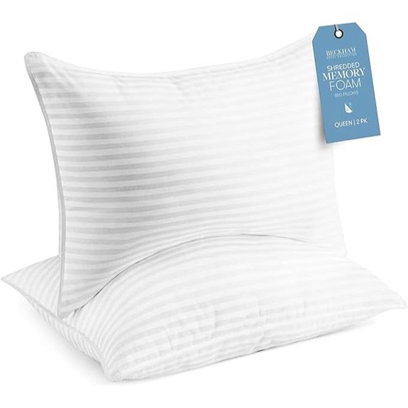 Beckham Hotel Collection Shredded Memory Foam Pillows (2-Pack)