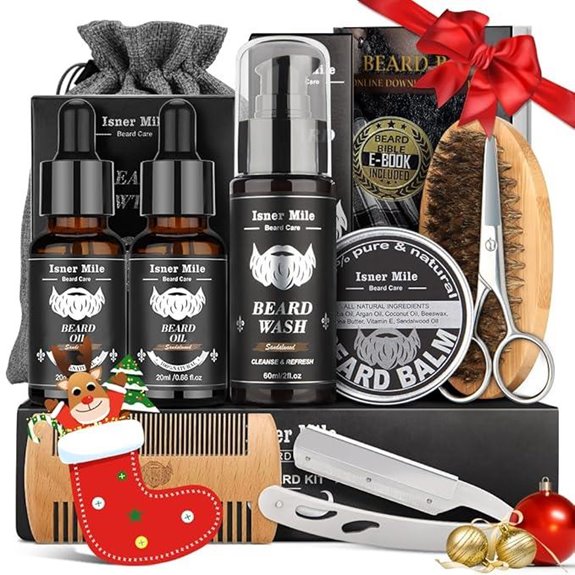 men s beard grooming set