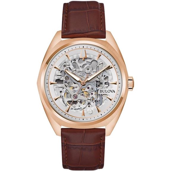 Bulova Men's Skeleton Dial Dress Watch