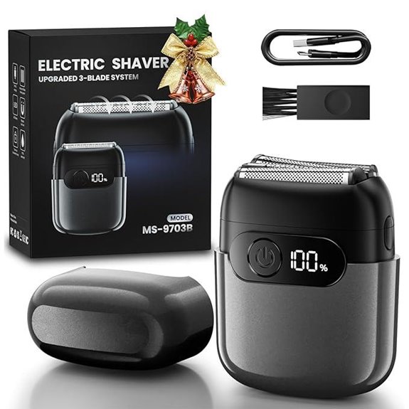 Electric Foil Shaver for Men with LED Display