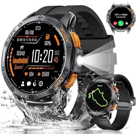 LIGE GPS Military Smart Watch with Sports Modes