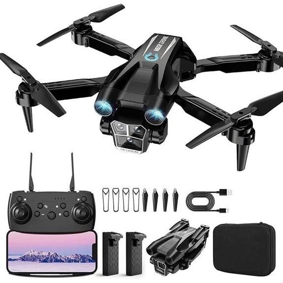 Mini HD Camera Drone with Batteries and Carrying Case