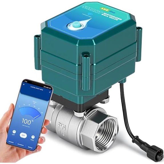 Motorized Ball Valve with Remote Control and Timer