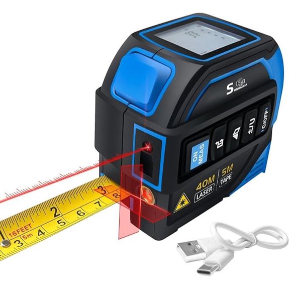 4-in-1 Laser Tape Measure with Laser Level