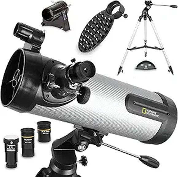 National Geographic 114mm Reflector Telescope with Accessories