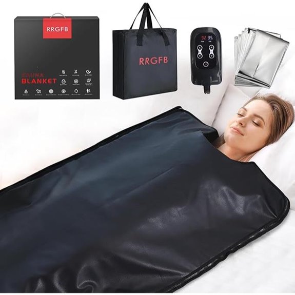 Infrared Sauna Blanket with 9 Heat Levels and Travel Bag