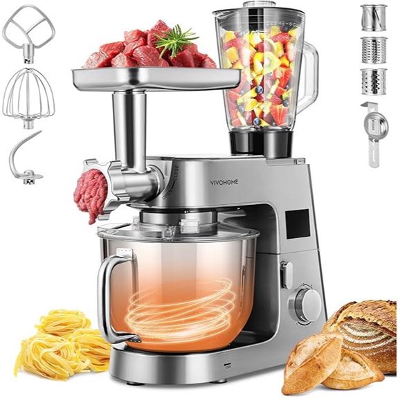 VIVOHOME 9-in-1 Multifunctional Stand Mixer