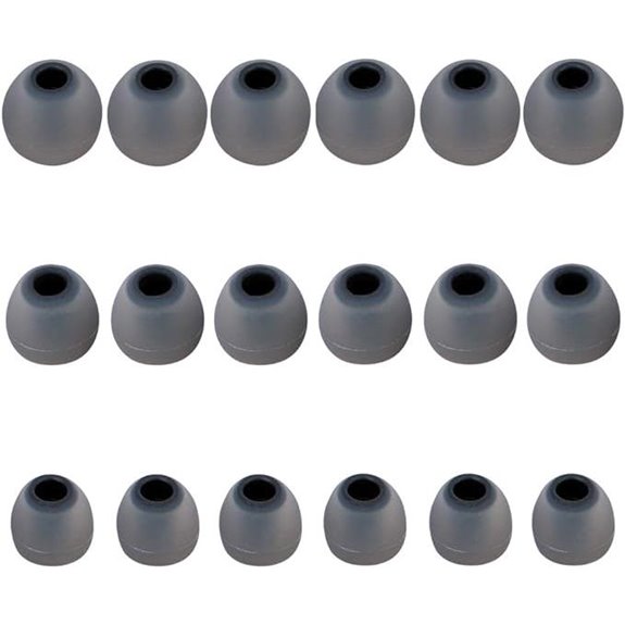 nine pair silicone tips