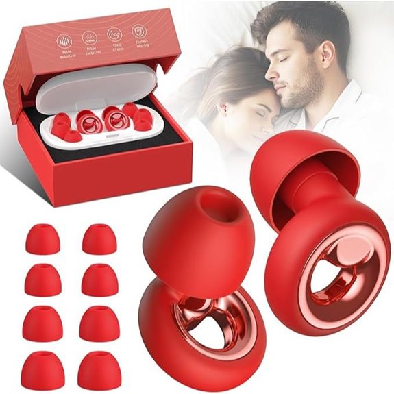 Noise Cancelling Sleep Ear Plugs with Ear Tips