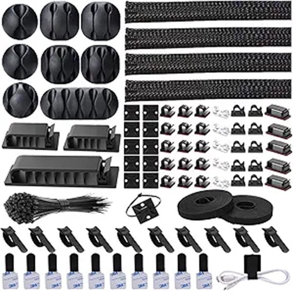 N NOROCME Cable Management Kit (192 pcs)