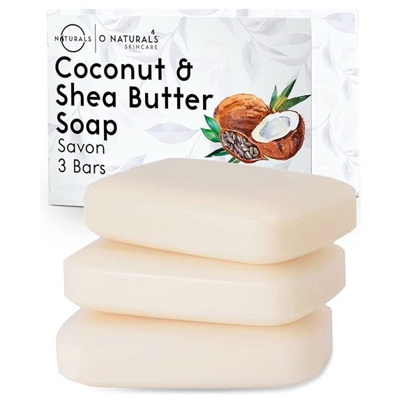 O NATURALS 3-Pack Organic Vegan Soap Bars