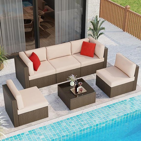 outdoor patio sofa set