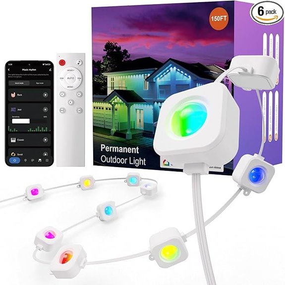 Fitop 150FT RGB Outdoor Smart LED Light Strip