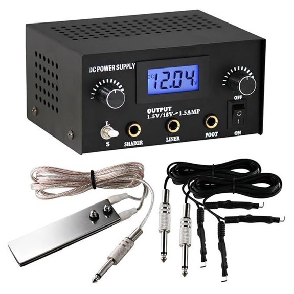 Pirate Face Digital Tattoo Power Supply Kit