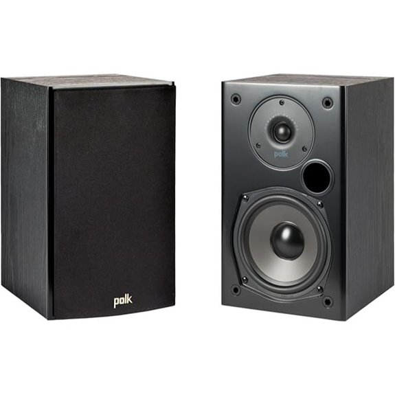 Polk T15 Bookshelf Speakers with Deep Bass