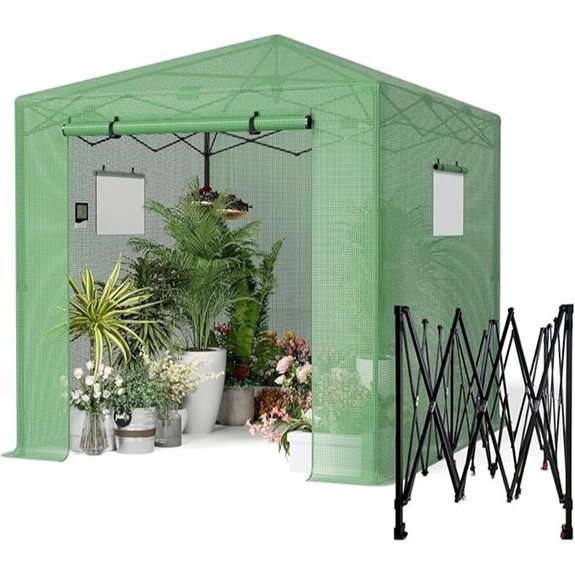 Pop Up Greenhouse 8x12FT Portable Walk-in Kit