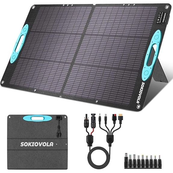 portable camping solar panel