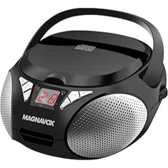 Magnavox Portable CD Boombox with Radio and AUX