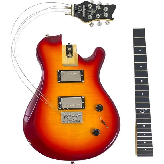portable electric guitar set