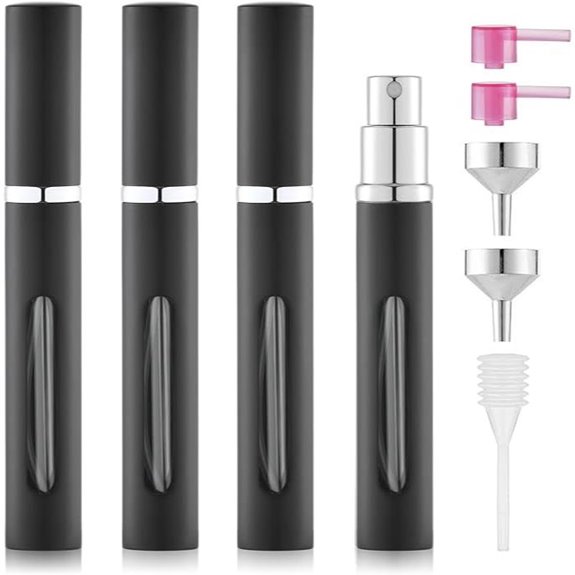 Refillable Travel Perfume Spray Bottle with Case