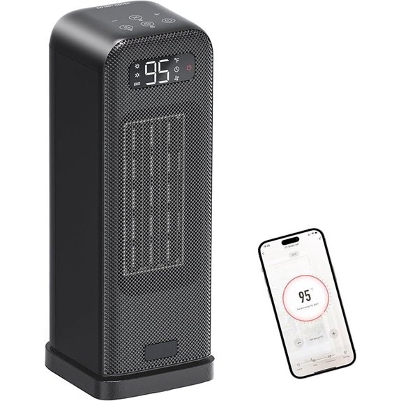 Morento Portable Smart Space Heater with Thermostat