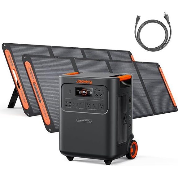 Jackery HomePower 3600 Plus Solar Generator with Panels