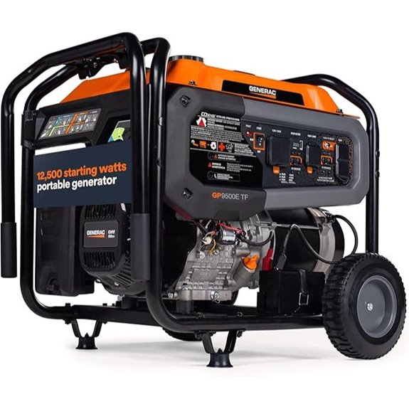 Generac 12,500W Tri-Fuel Portable Generator with Electric Start with Electric Start