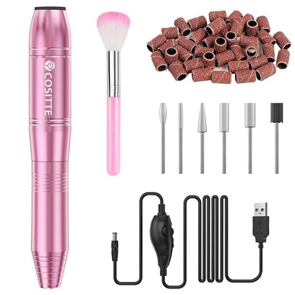 USB Electric Nail Drill for Manicure and Pedicure