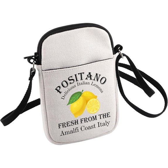 Positano Italy Lemon Crossbody Bag Travel Gift