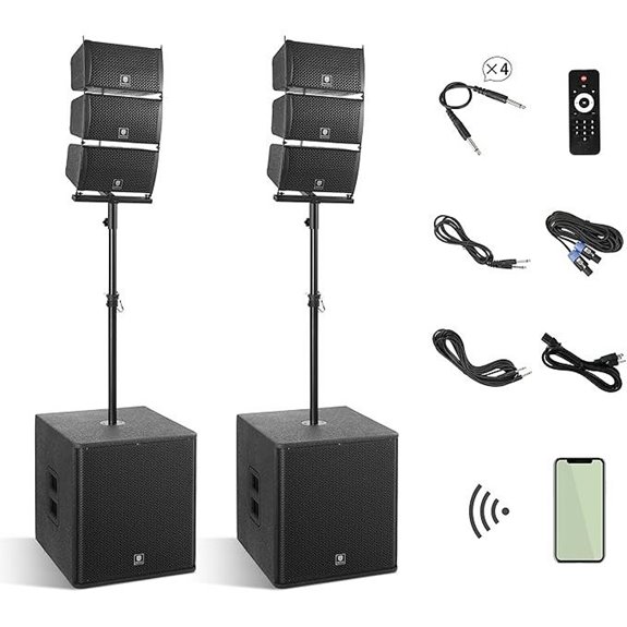 RECK CLUB-8000 18-Inch 8000W DJ PA Speaker System