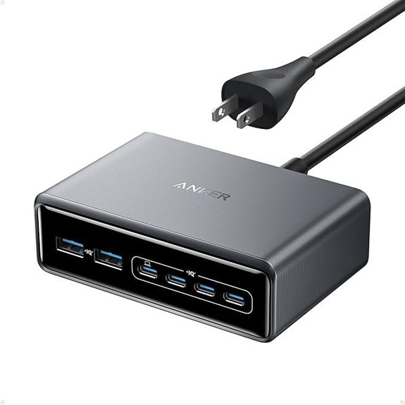 Anker 200W 6-Port GaN Desktop Charger